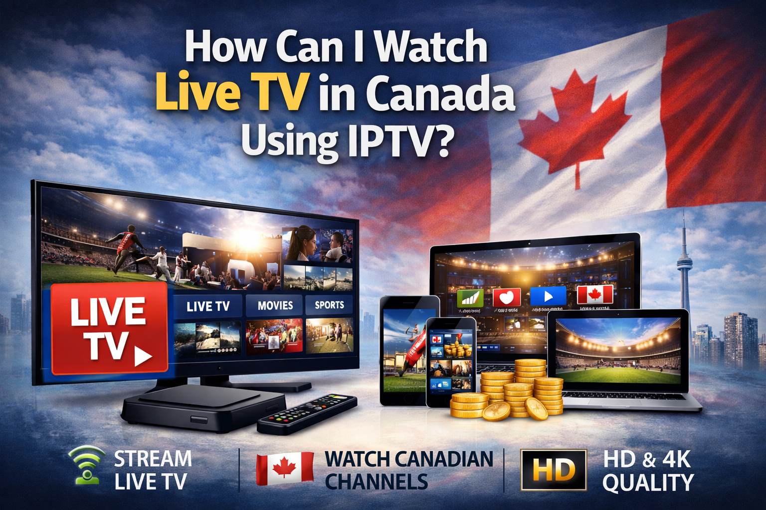 “How Can I Watch Live TV in Canada Using IPTV?”