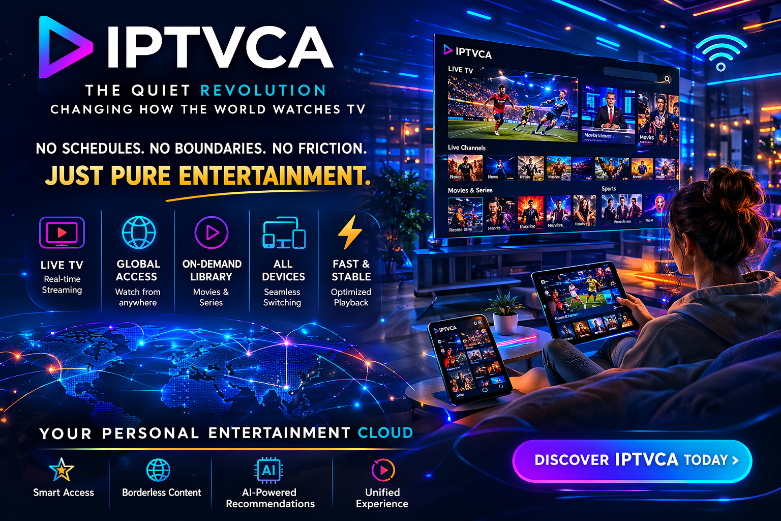 🌍 IPTVCA – The Quiet Revolution Changing How the World Watches TV