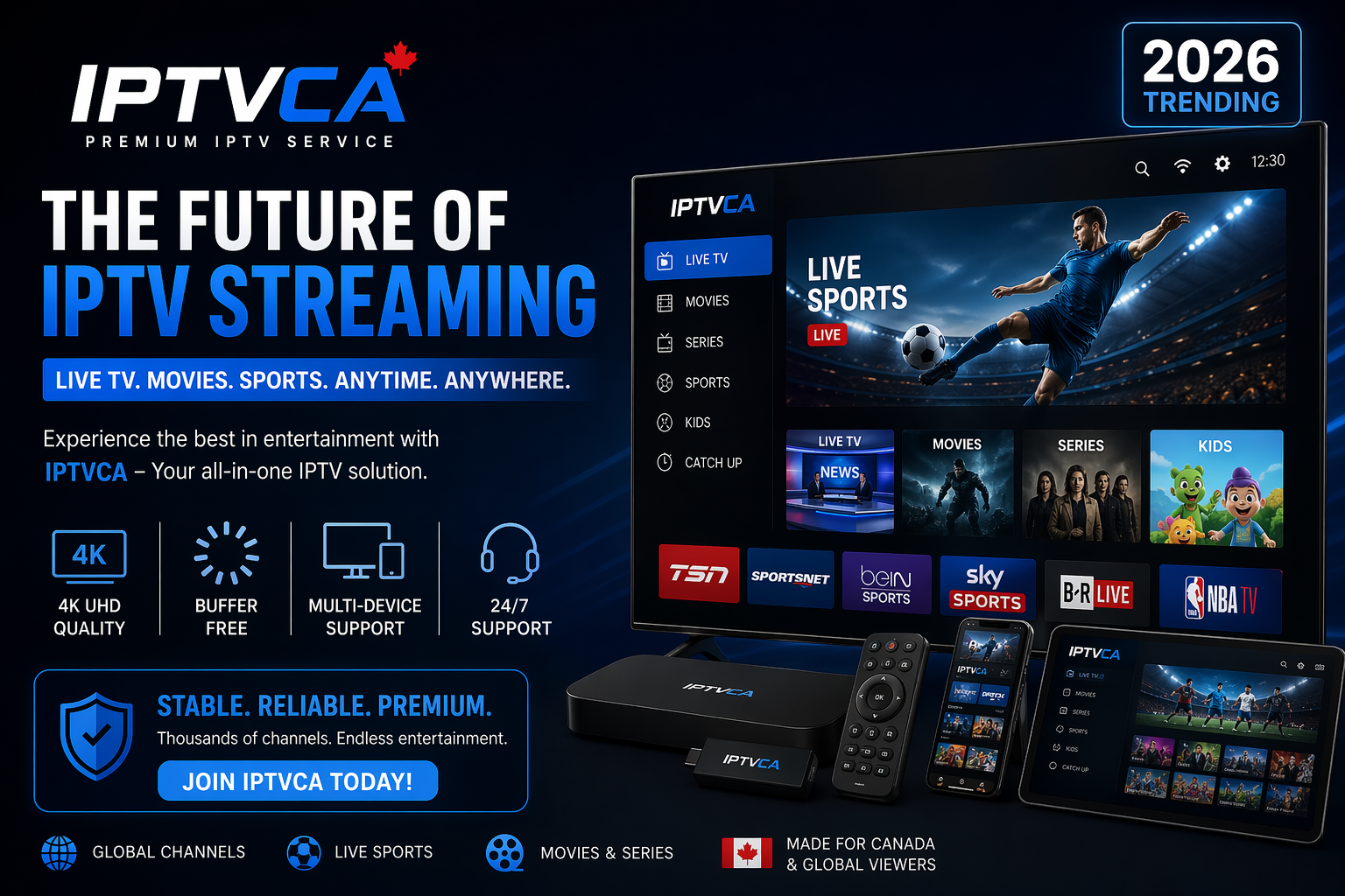 🚀 IPTVCA Trending Update 2026: The Future of IPTV Streaming is Here