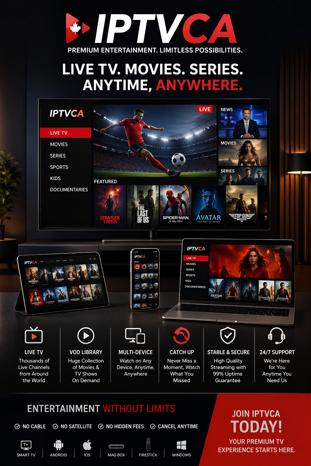 🌌 IPTVCA — Where Entertainment Becomes Power