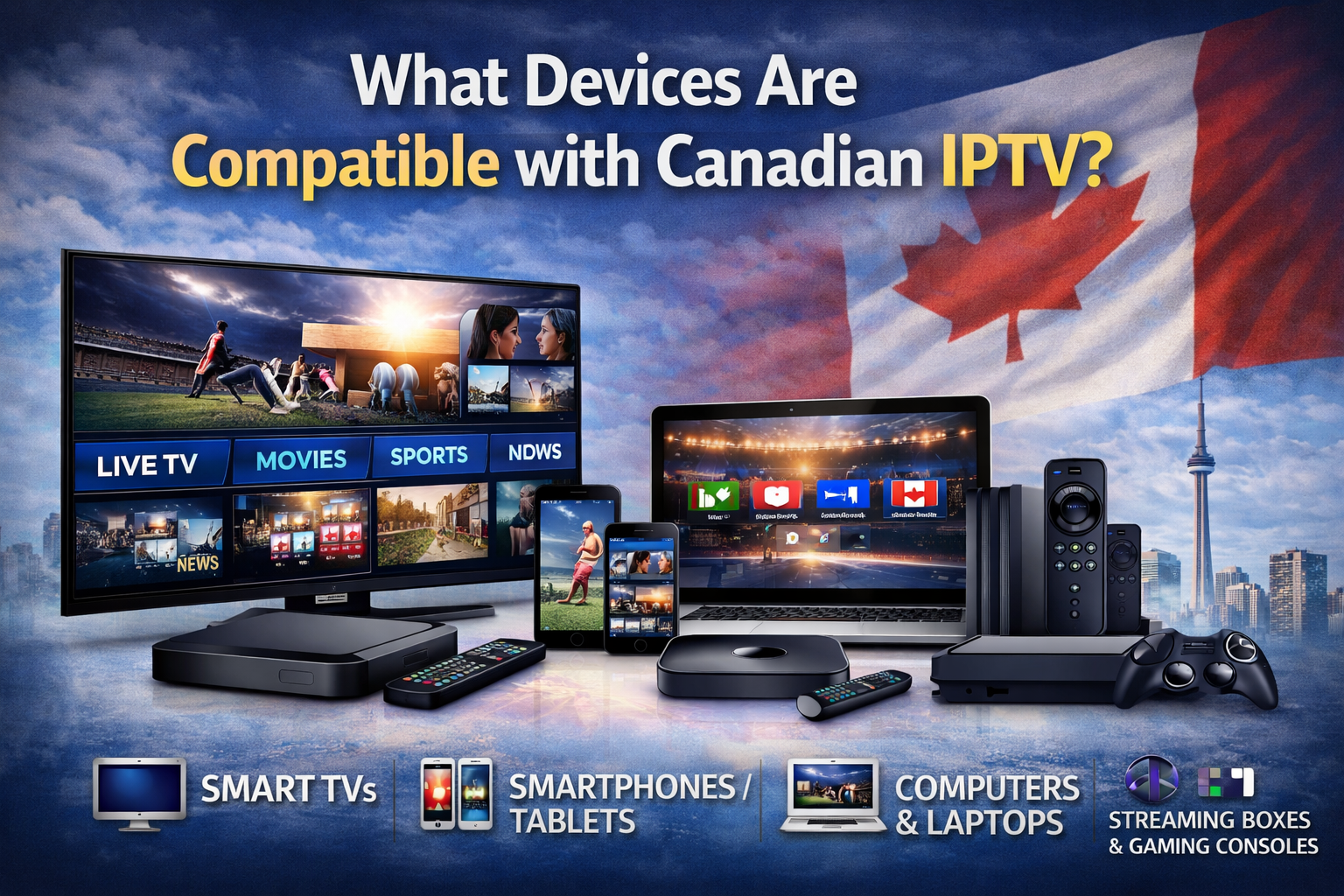 ?” “What Devices Are Compatible with Canadian IPTV?”