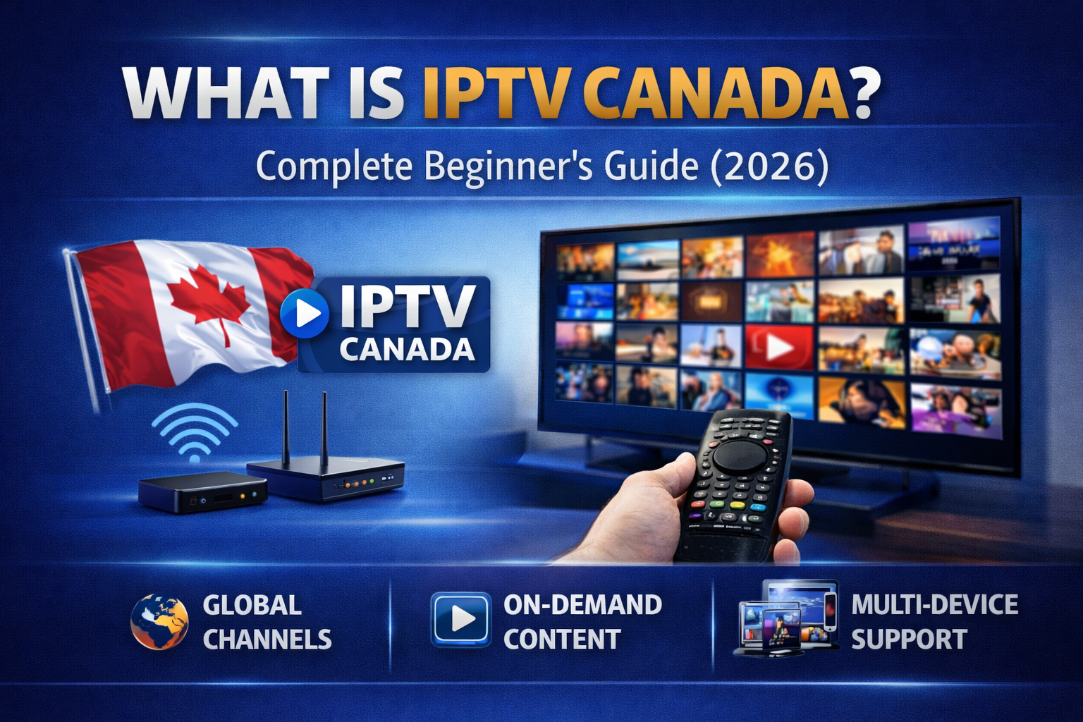 What is IPTV Canada? Complete Beginner’s Guide (2026)