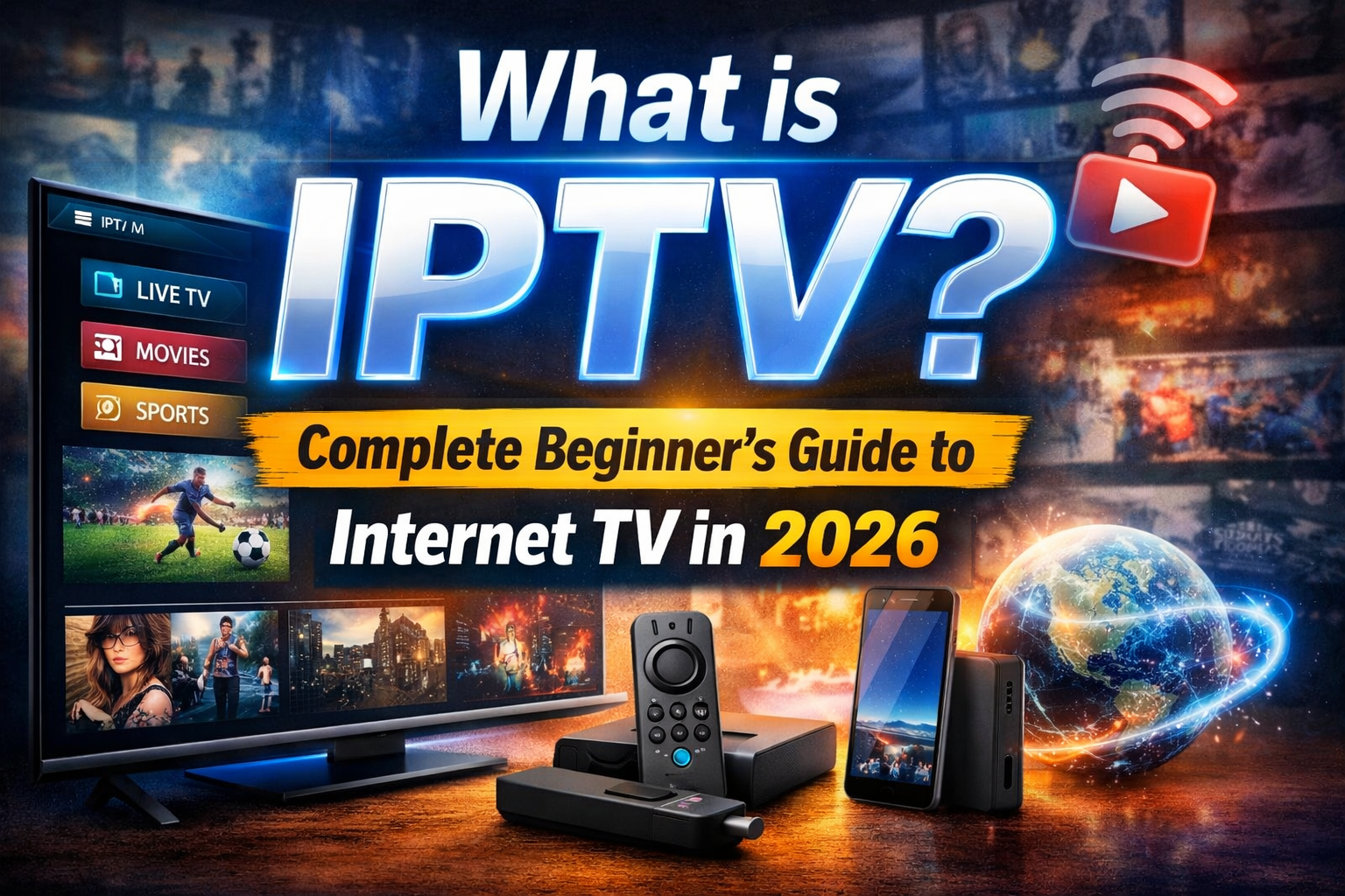 “What is IPTV? Complete Beginner’s Guide to Internet TV in 2026